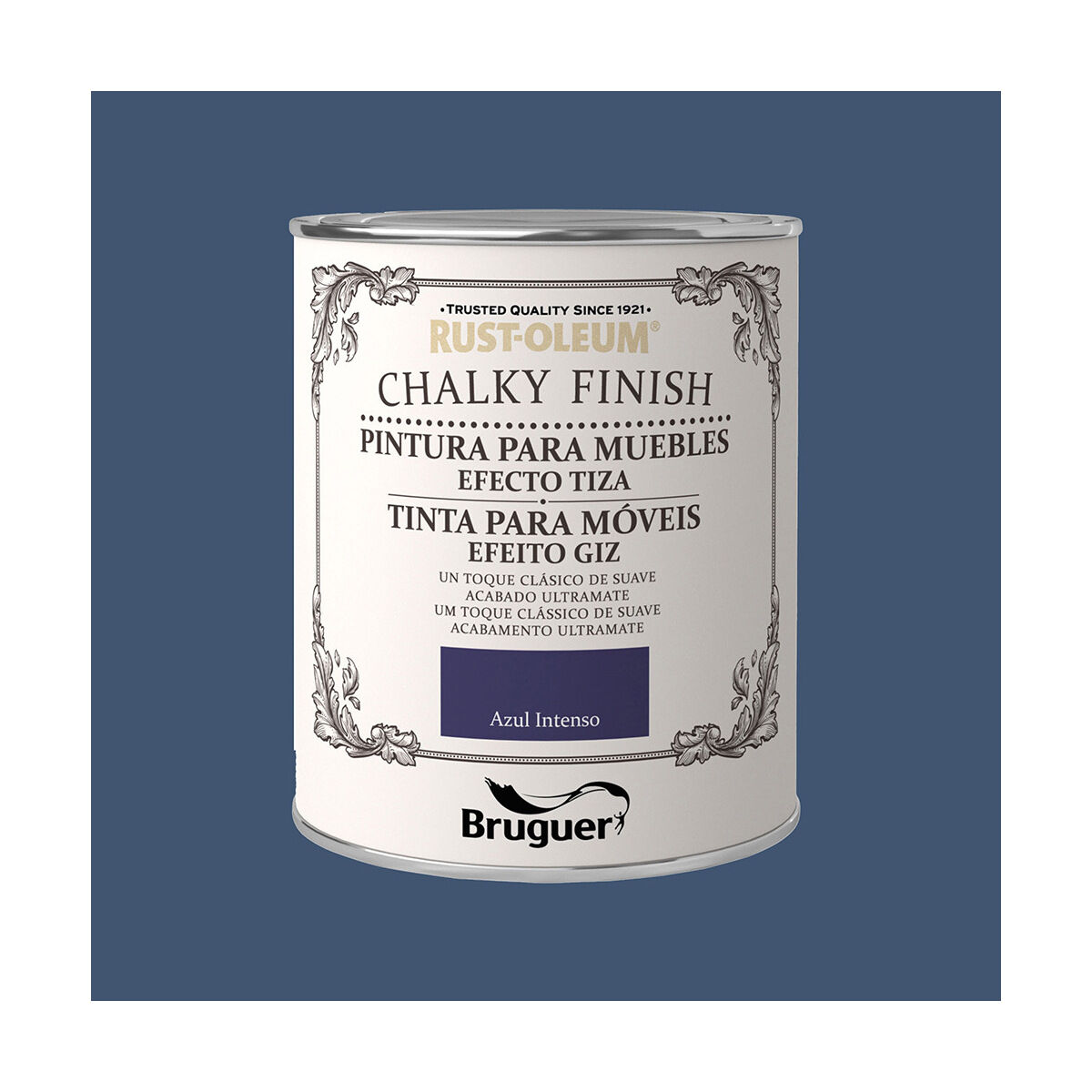 Verf Bruguer Chalky Finish Blauw 750 ml